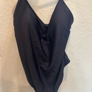 J. Crew Navy One Piece Swimsuit